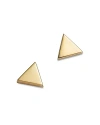 Moon & Meadow 14k Yellow Gold Triangle Stud Earrings In Gold