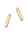 Moon & Meadow Bar Stud Earrings In 14k Yellow Gold - Exclusive In Gold