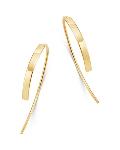 Moon & Meadow Bar Threader Earrings In 14k Yellow Gold - Exclusive