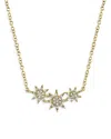 Moon & Meadow Diamond Star Pendant Necklace In 14k Yellow Gold, 0.09 Ct. T. W. - Exclusive In Gold