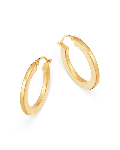 Moon & Meadow Hoop Earrings In 14k Yellow Gold - Exclusive