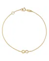 Moon & Meadow Infinity Bracelet In 14k Yellow Gold - Exclusive In Gold