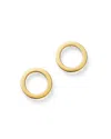 Moon & Meadow Open Circle Stud Earrings In 14k Yellow Gold - Exclusive In Gold