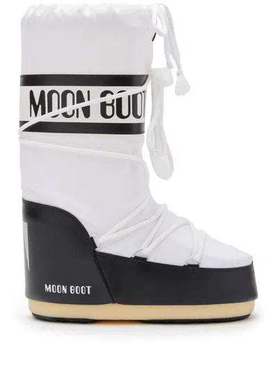 MOON BOOT MB ICON NYLON,1400440 NA02 BLACK/WHITE