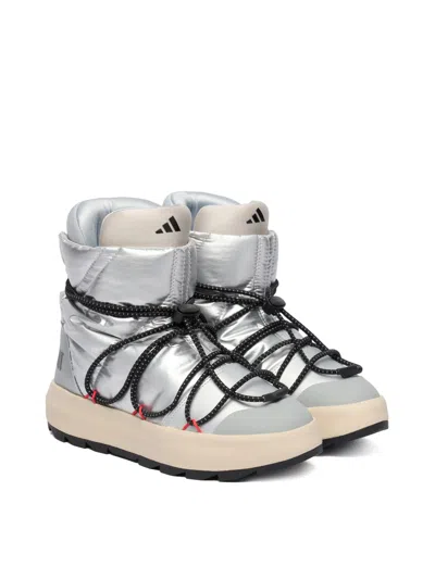 Moon Boot Ace Mid Boot In Silver