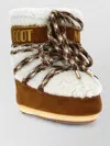 Moon Boot Stivale Lab69 Icon Low Marrone In Shearling In Multi