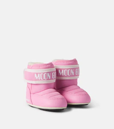 Moon Boot Baby Crib Snow Boots In Pink
