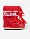 Moon Boot Red Icon Low Snow Boots In Red
