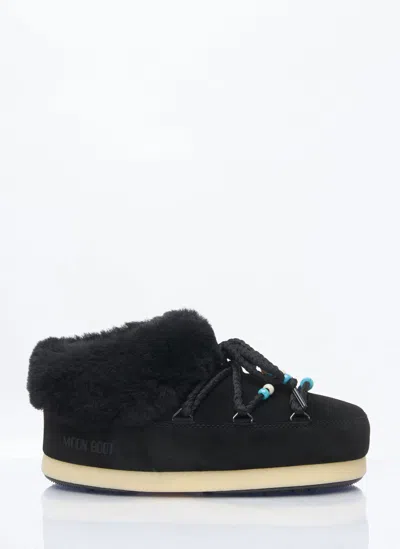 MOON BOOT BEADS SUEDE MULES