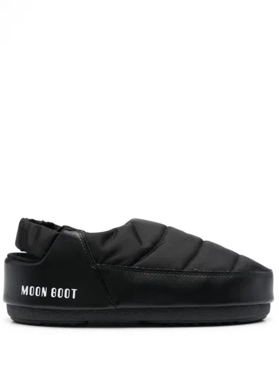 Moon Boot Black Evolution Mules