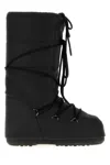 Moon Boot Black Rubber Icon Boots In Black