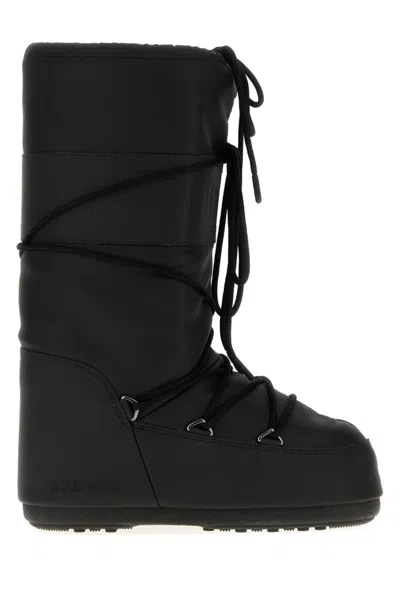 MOON BOOT BLACK ICON BOOTS