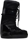Moon Boot Icon Glance Shell And Pvc Snow Boots In N001 Black