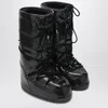 Moon Boot Icon Glitter Boot In Black