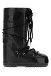 Moon Boot Black Rubber Icon Boots In Black
