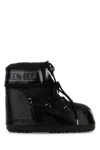 Moon Boot Black Logo Boots In Black