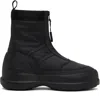 Moon Boot Luna Zip Boots With Zipper In N001 - Black
