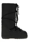 Moon Boot Black Rubber Icon Boots In Black
