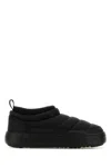 Moon Boot Soft Nylon Slip-on Park Shoes In Black