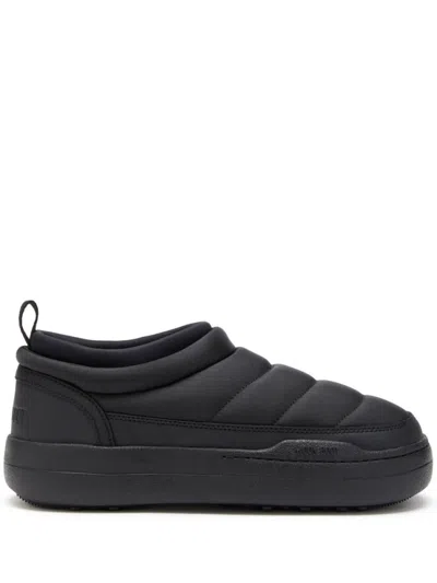 Moon Boot Black Slip On Sneakers