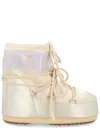 Moon Boot Icon Low Pearly Ankle Boots In Yellow