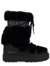 Moon Boot Boot "ltrack High Faux-fur" In Black