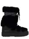 Moon Boot Boot "ltrack High Faux-fur" In Black