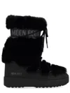 Moon Boot Boot "ltrack High Faux-fur" In Black