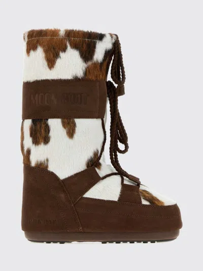 Moon Boot Boot Men Color White In Brown