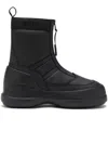 Moon Boot Luna Zip Boots With Zipper In Black