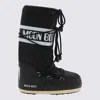 Moon Boot Icon Shell And Faux Leather Snow Boots In Black