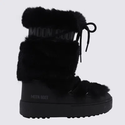Moon Boot Boots Blacks And Greys
