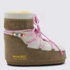 Moon Boot Two-tone Suede S X Guest In Residence Icon Low Ankle Boots In Multi