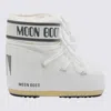 Moon Boot Mb Icon Low Glitter Woman Ankle Boots Pink Size 8-9.5 Plastic In White