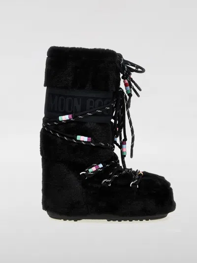 Moon Boot Stivale Icon  In Pelliccia Sintetica