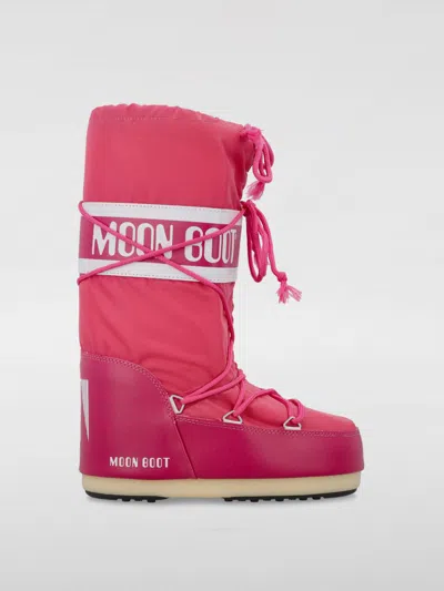 MOON BOOT BOOTS MOON BOOT WOMAN COLOR FUCHSIA,F87634007