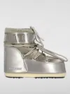 Moon Boot Icon Padded Metallic Satin Snow Boots In Gold