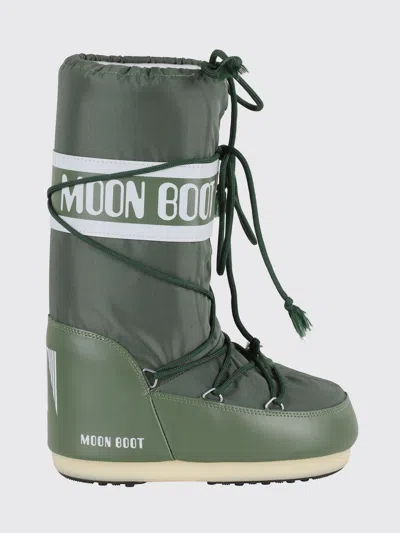 MOON BOOT BOOTS MOON BOOT WOMAN COLOR GREEN,H45292012