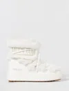 Moon Boot Ltrack Monaco Faux Fur-trimmed Shell And Faux Leather Snow Boots In White