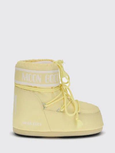 MOON BOOT BOOTS MOON BOOT WOMAN COLOR YELLOW,F87633003