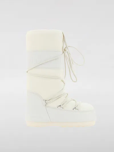 MOON BOOT BOOTS MOON BOOT WOMAN COLOR YELLOW CREAM,G09414090