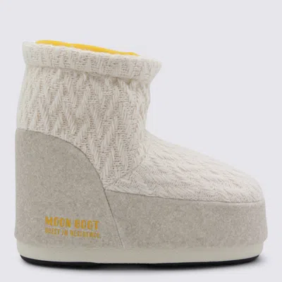 Moon Boot Boots White Sand In Neutral