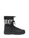 Moon Boot Mb Mrack Polar Ankle Boots In Black Nylon In Black