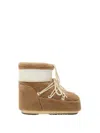 Moon Boot Shearling Snow Boots In Brown