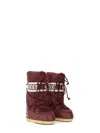 Moon Boot Logo-print Snow Boots In Burgundy
