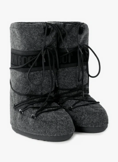 Moon Boot Bottes Hautes In Black