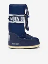 Moon Boot Boys Icon Boots In Blue