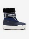 Moon Boot Boys Jr Park Strap Boots In Blue