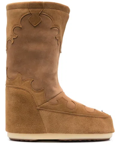 MOON BOOT ICON BOOTS - UNISEX - POLYURETHANE/CALF SUEDE/POLYESTER/RUBBER