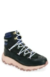 Moon Boot Lace-up Ankle Boots In 001-blue/black